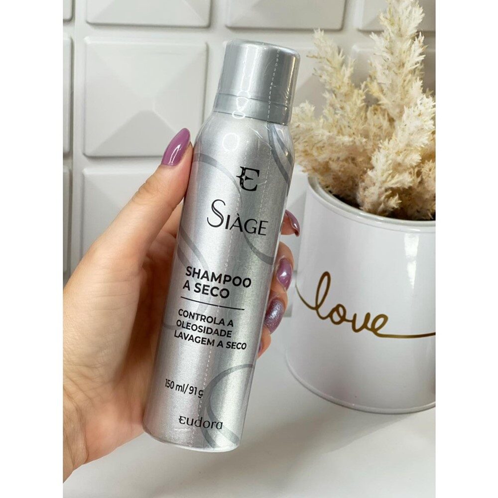 Shampoo a Seco Eudora Siàge Controla Oleosidade 150ml - Loja Lemis