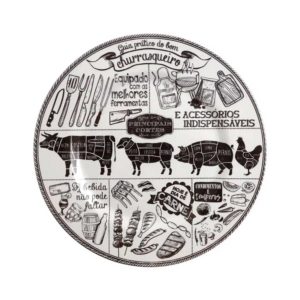 Prato Raso Churrasco 29cm 1º Linha Alleanza