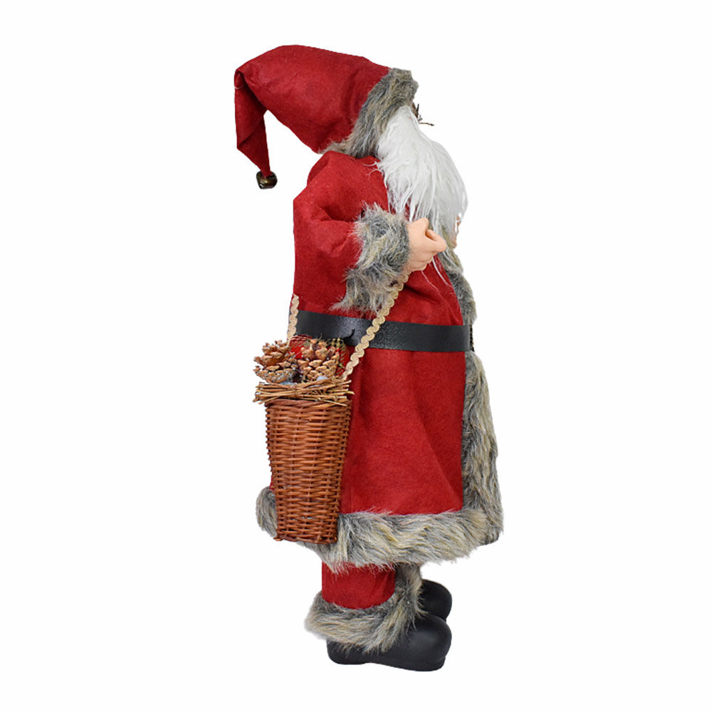 PAPAI NOEL EM PÉ LENHADOR 60CM PN208 - TOK DA CASA