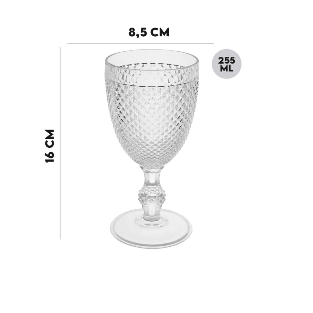 Taça para Água Empire Transparente 325ml - Loja EBEG