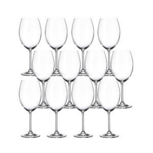 Jogo 12 Taças Degustação de Vinho Cristal Ecológico 580 ml