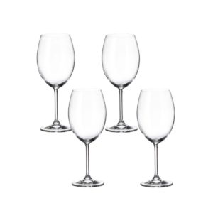 Jogo 4 Taças Degustação de Vinho Cristal Ecológico 580 ml