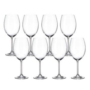 Jogo 8 Taças Degustação de Vinho Cristal Ecológico 580 ml