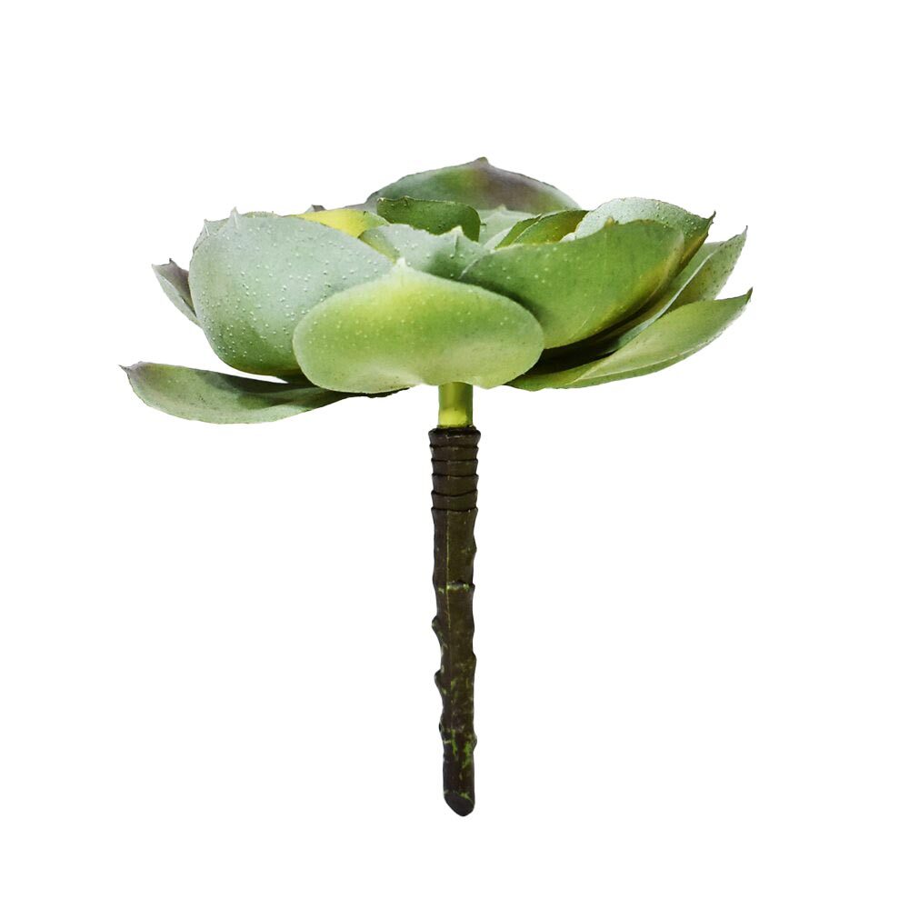 Suculenta Decorativa Artificial Grande 15cm Flor Arte - Loja Lemis