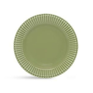 Prato de Sobremesa Frisada Verde Cristina 1º Linha Scalla