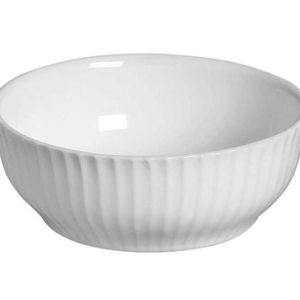 Jogo 4 Bowls para Sopa Frisada Branco 600ml