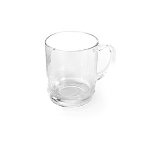 Caneca Vidro New Coffe Em Casa Tem 250ml