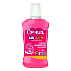 Kit Pasta de Dente e Enxaguante Bucal Fini Beijos Carmed