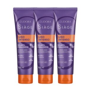 Kit 3 Leave In Selante Finalizador Liso Intenso Liss 100ml Siàge