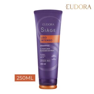 Kit 2 Shampoo para Cabelo Liso Intenso Antifrizz Contra Frizz Sonhos 250ml Eudora Siàge