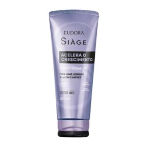 Condicionador Antiqueda Acelera o Crescimento dos Cabelos Fortalecimento Crescer 200ml Eudora Siàge