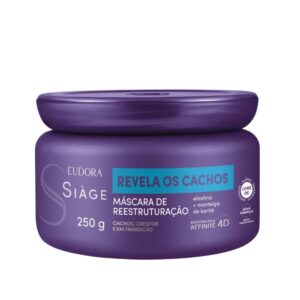 Máscara de Hidratação Cabelo Cacheado Revela Os Cachos Capilar 250g Eudora Siàge