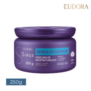 Kit Condicionador e Máscara Cabelos Cacheados Revela Os Cachos Ondulados Eudora Siàge