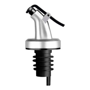 Bico Dosador de Garrafa de Azeite Vinagre com Vedação Silicone Tampa Galheteiro Lemis