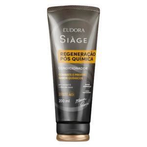 Condicionador Reconstrução Regeneração Pós Química Reparação Óleo de Coco 200ml Eudora Siàge