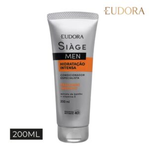 Kit Shampoo Antioleosidade e Condicionador Hidratação Masculino Limpeza Eudora Siàge Men