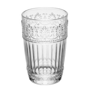 Jogo 12 Copo de Cristal para Água Suco Mauve 350ml  Transparente Wolff