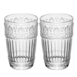 Jogo 2 Copo de Cristal para Água Suco Mauve 350ml  Transparente Wolff