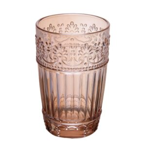 Copo de Cristal para Água Suco Mauve 350ml Âmbar Wolff