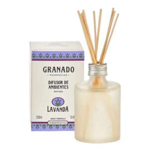 Difusor de Ambientes Aromas Lavanda Granado Terrapeutic com Varetas 250ml
