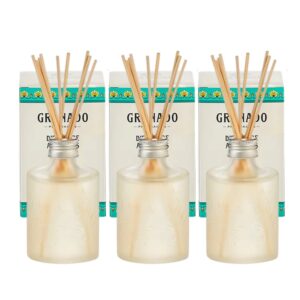 Kit 3 Difusor de Ambientes Aromas Chá Branco Granado Terrapeutic com Varetas 250ml