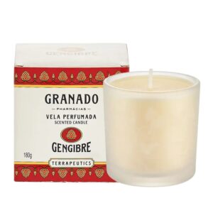 Vela Perfumada Aromática de Ambientes Gengibre Terrapeutics 180g Granado