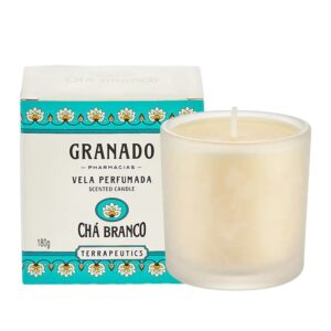 Vela Perfumada Aromática de Ambientes Terrapeutics Granado Chá Branco 180g