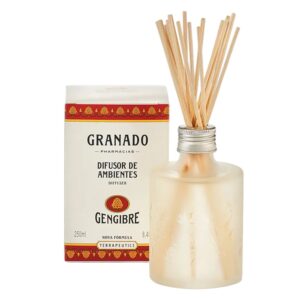 Difusor de Ambientes Aromas Gengibre Granado Terrapeutic com Varetas 250ml