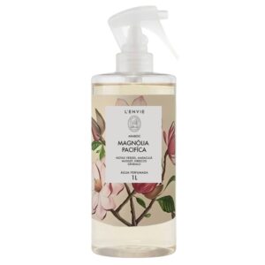 Água Perfumada Aromatizada Magnólia Pacífica Perfume para Roupas Lencóis Cheiro 1L Lenvie