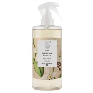 Água Perfumada Aromatizada Patchouli Vanilla Perfume para Roupas Lencóis Cheiro 1L Lenvie