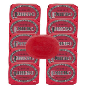 Kit 10 Sabonete Phebo Granado Patchouly Glicerina Base Vegetal em Barra 90g