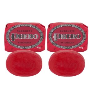 Kit 2 Sabonete Phebo Granado Patchouly Glicerina Base Vegetal em Barra 90g