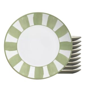 Jogo 10 Pratos Raso Coup Nature By Aurora 29cm Cerâmica Alleanza