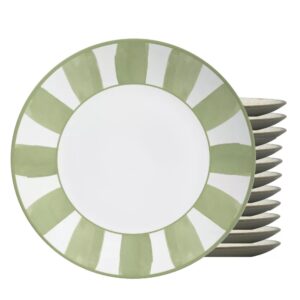 Jogo 12 Pratos Raso Coup Nature By Aurora 29cm Cerâmica Alleanza