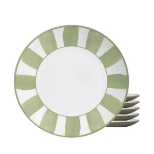 Jogo 6 Pratos Raso Coup Nature By Aurora 29cm Cerâmica Alleanza