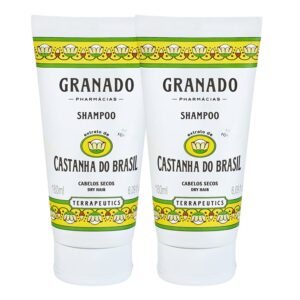 Kit 2 Shampoo 180ml Castanha do Brasil Cabelos Secos Granado