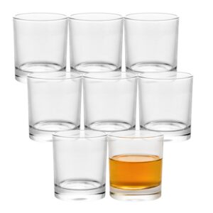 Jogo 8 Copo Baixo para Whisky Caipirinha Suco Cristal Wolff 350ml