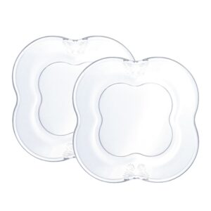 Jogo 2 Prato de Sobremesa de Vidro Butterfly Borboleta Transparente Wolff 17cm