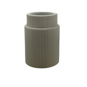 Copo Porta Objetos de Banheiro Verde Militar de Cimento 11x8cm Mart