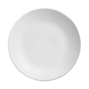 Prato Sobremesa Cerâmica Coup Branco Liso Alleanza 21cm
