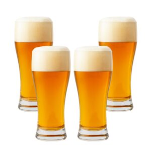Jogo 4 Copo de Cerveja Chopp de Vidro Tulipa Bar Restaurante 315ml Em Casa Tem