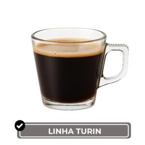 Jogo 12 Xícara de Café de Vidro Básica Turin 90ml Em Casa Tem
