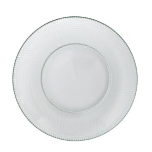 Prato Raso de Vidro Gema Plus Transparente 25cm Class Home