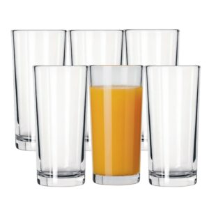 Jogo 6 Copo Alto de Vidro para Drinks Liso Transparente Jamaica 320ml Class Home
