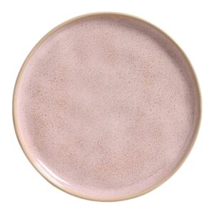 Prato Raso de Cerâmica 27,5cm Rosa Bio Litchi Porto Brasil