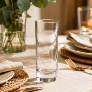 Jogo 2 Copo Alto para Drink de Vidro 310ml para Água Suco Isaland Luminarc