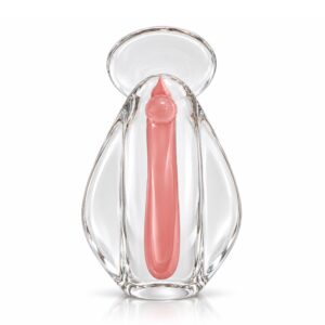 Imagem Nossa Senhora Santa Virgem Maria Rosa de Cristal Murano 15cm Escultura